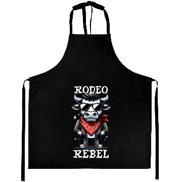 Discover Rodeo Bull Riding Livestock Show Farmer Cattle Aprons