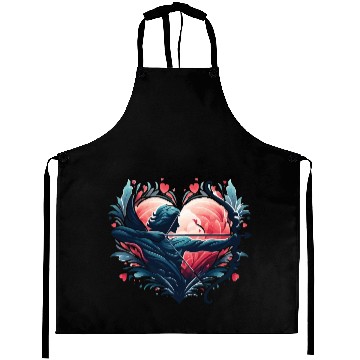 Discover Valentine's Day 2024 - Cupid's arrow lover heart Aprons