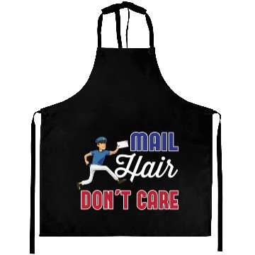 Discover Postal Worker Mail Hair Dont Care Aprons