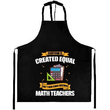 Discover Some Become Math Teachers Funny Aprons