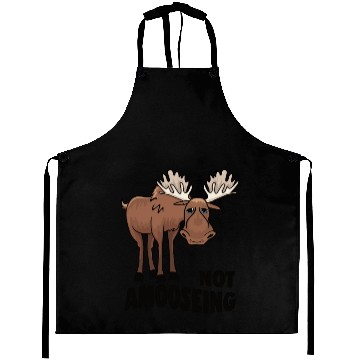 Discover Not Amooseing Cool Moose Aprons
