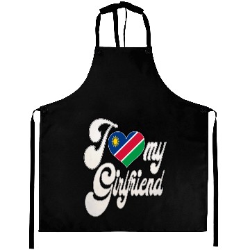 Discover NamibiaI Love My Namibian Girlfriend Aprons