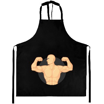 Discover Bodybuilder Flexing Muscles Aprons