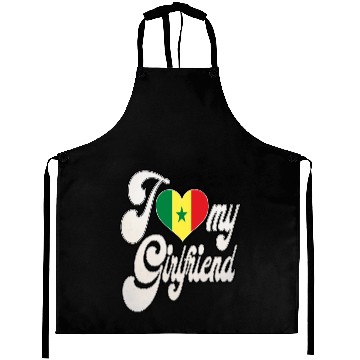 Discover SenegalI Love My Senegalese Girlfriend Aprons
