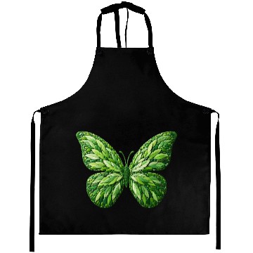 Discover Verdant Leafwing Monarch Butterfly Aprons