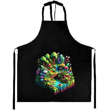 Discover Voxel Enchanted Forest Aprons