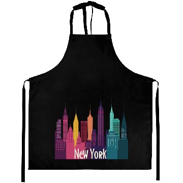 Discover New York City Skyline Aprons