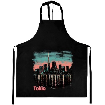 Discover Tokyo Skyline Aprons