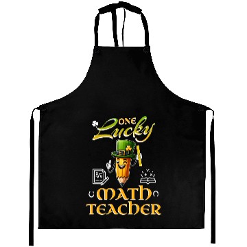 Discover One Lucky Math Teacher Aprons