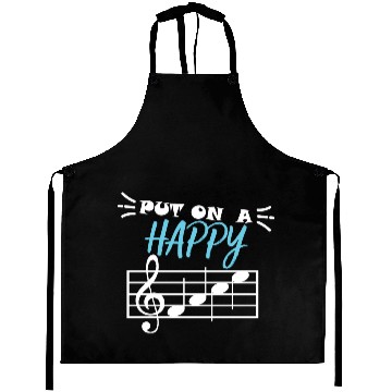 Discover Put On A Happy Face musical notes Aprons