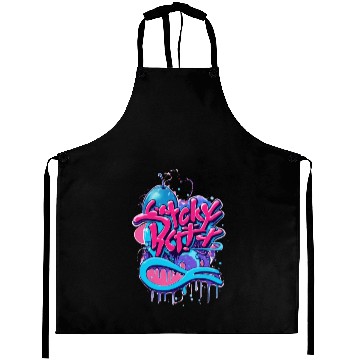Discover graffiti logo Aprons