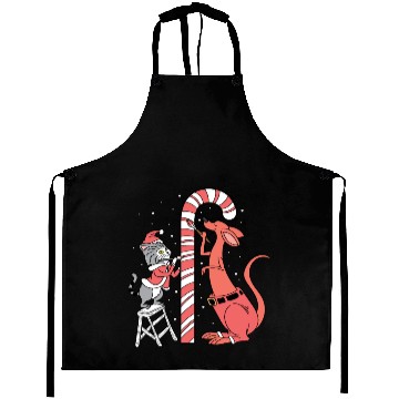 Discover Delicious Candy Cane Foodie and Candy Lover Gift Aprons