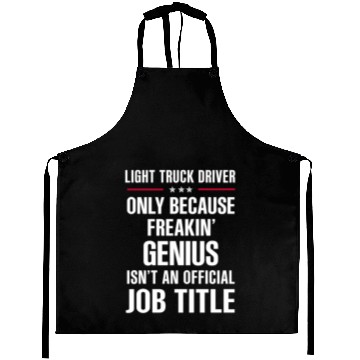 Discover Freakin Genius Light Truck Driver Aprons