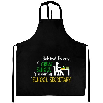 Discover Great School and Caring School Secretary Aprons