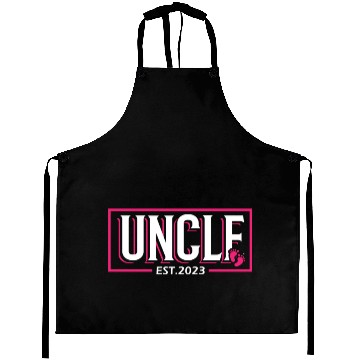 Discover Uncle Est 2023 Baby Birth Babysitting Babysitter Aprons