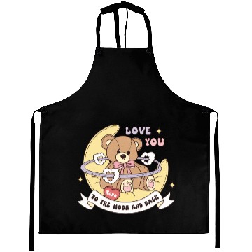 Discover Cute Valentine's Day Teddy Bear Aprons