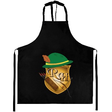 Discover Robin Hood the Archer (and His Items) R&H letters Aprons