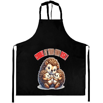 Discover Hedgehog Family Hug, Cuddle Caution Cute Aprons