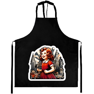 Discover Annie's Vintage NYC Metropolis Melody Aprons