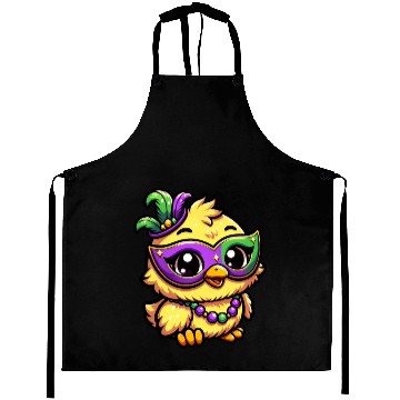 Discover Mardi Gras Chicken, Dressed-up Chick Aprons
