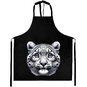 Discover Snow Leopard Leopard White Leopard Aprons