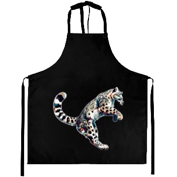 Discover Snow Leopard Leopard White Leopard Aprons