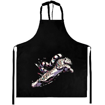 Discover Snow Leopard Leopard White Leopard Aprons