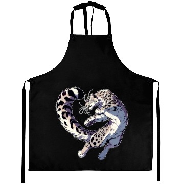 Discover Snow Leopard Leopard White Leopard Aprons