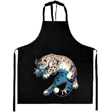 Discover Snow Leopard Leopard White Leopard Aprons