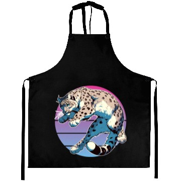 Discover Snow Leopard Leopard White Leopard Aprons
