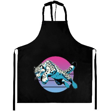Discover Snow Leopard Leopard White Leopard Aprons