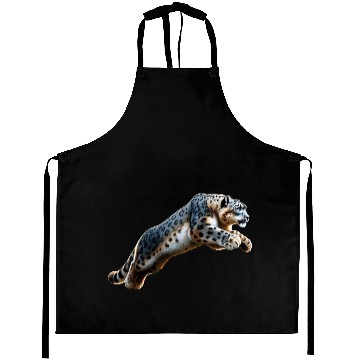 Discover Snow Leopard Leopard White Leopard Aprons