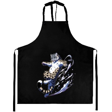 Discover Snow Leopard Leopard White Leopard Aprons