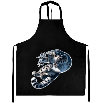 Discover Snow Leopard Leopard White Leopard Aprons