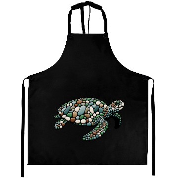 Discover Serenity Swim - Stone Mosaic Sea Turtle Aprons
