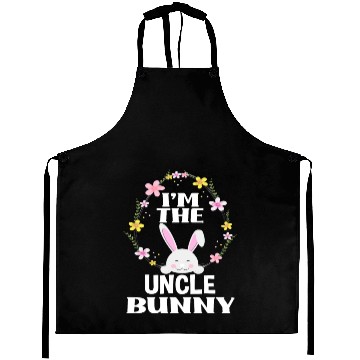 Discover I Am Uncle Easter Bunny Flower Wreath Easter Aprons
