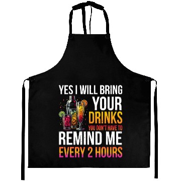 Discover Bartender funny Bartending Aprons
