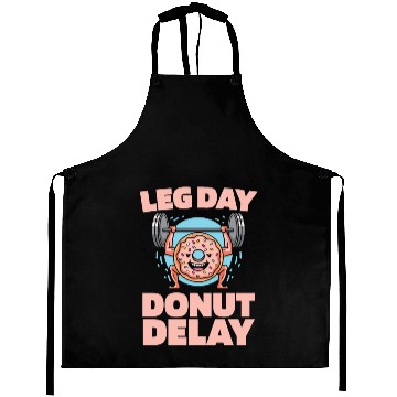 Discover Fitness Donut Funny Donut Gym Aprons