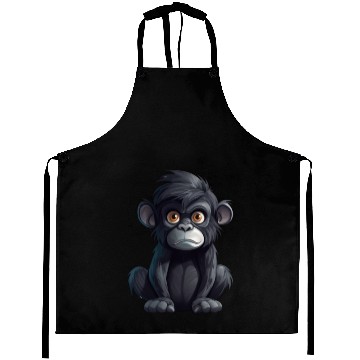 Discover Cute Monkey for Kids for a Kid Aprons