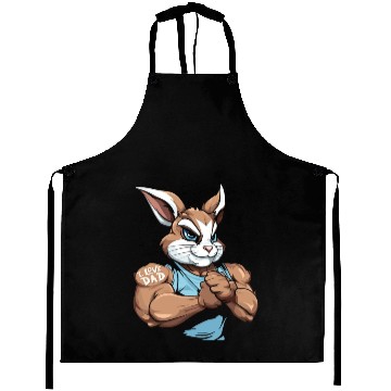 Discover Rabbit I Love Dad Aprons