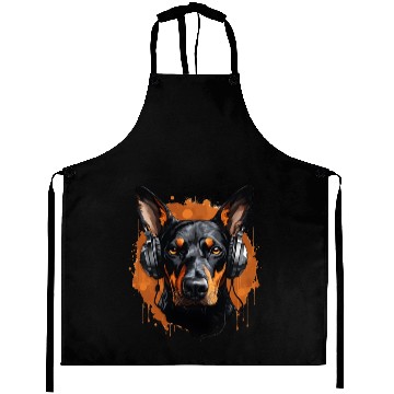 Discover Doberman natural ears Aprons