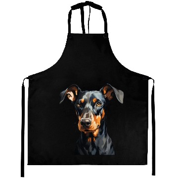 Discover Doberman natural ears Aprons