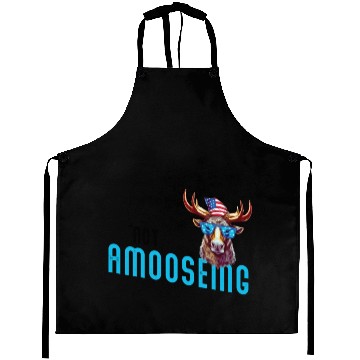 Discover Not Amooseing Cool Moose Aprons