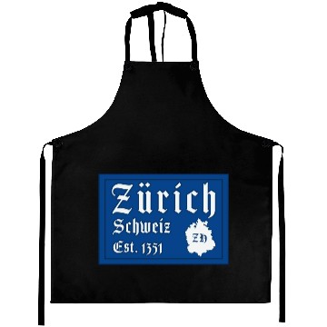 Discover Zürich Switzerland Aprons