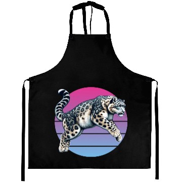 Discover Snow Leopard Leopard White Leopard Aprons