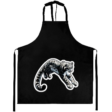 Discover Snow Leopard Leopard White Leopard Aprons