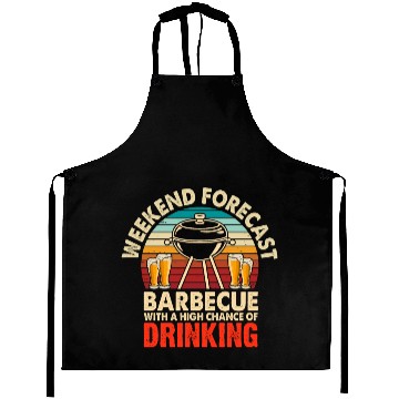 Discover Weekend Forecast Barbecue - BBQ Barbeque Aprons