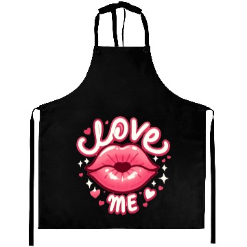 Discover Valentine love me Aprons
