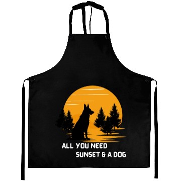 Discover German Shepherd Dog Lover & Owner Aprons