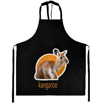 Discover kangaroo animal design Aprons